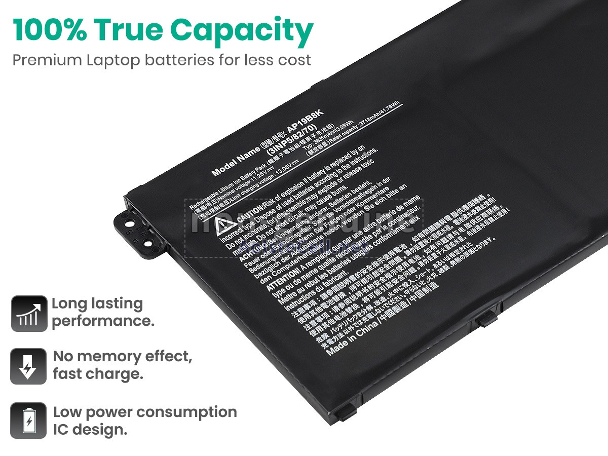 Battery for Acer Aspire 3 A315-58-39XJ