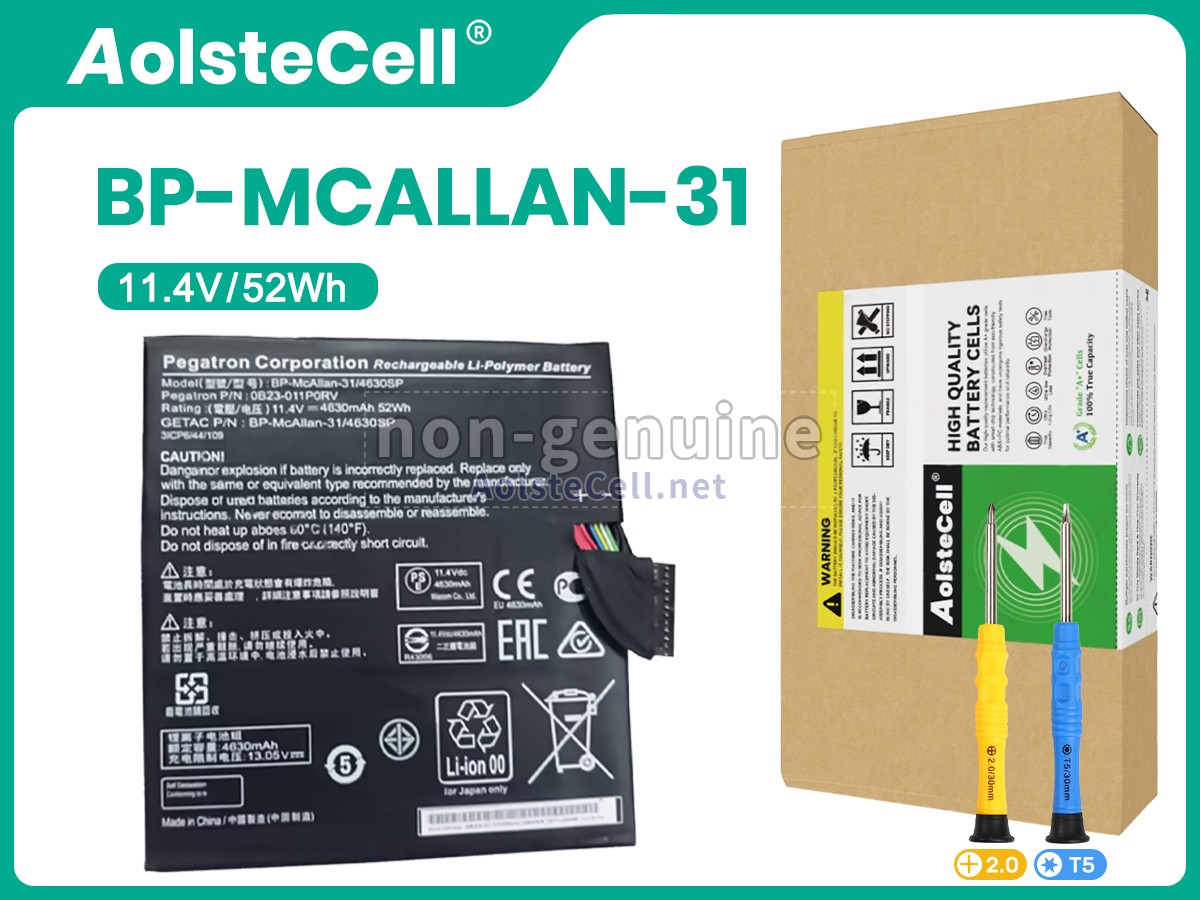 Battery for Acer BP-McAllan-31