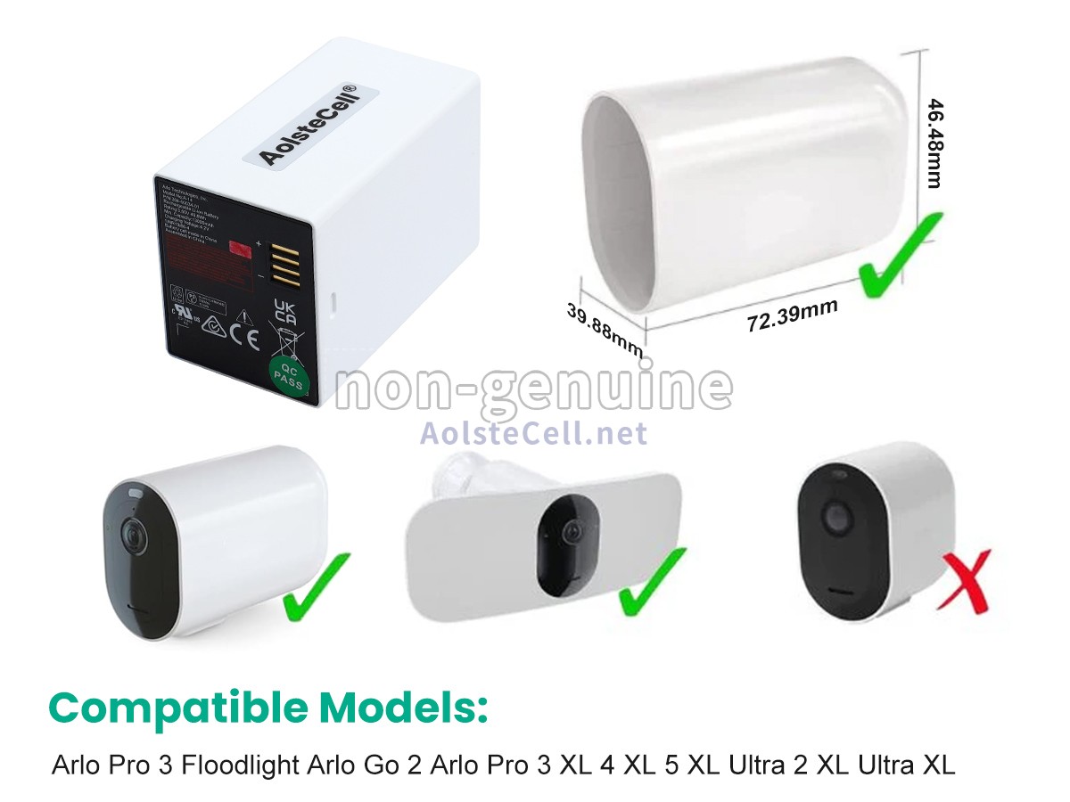 Battery for Arlo Pro 3 XL