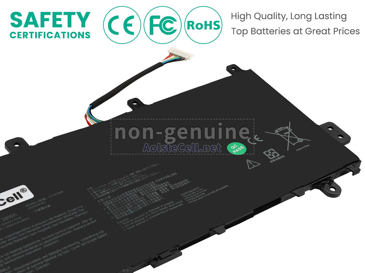 battery replacement Asus C21N1808