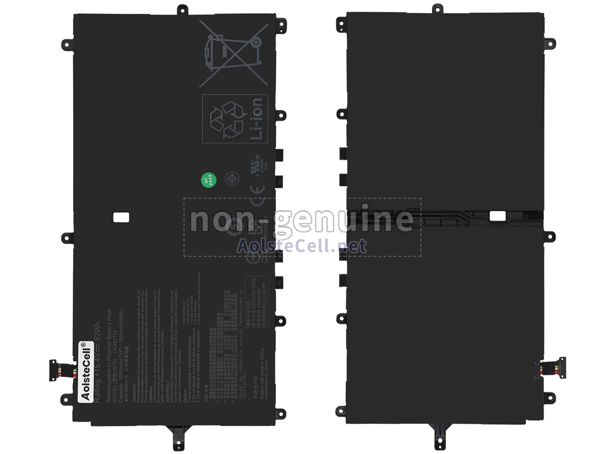 battery replacement Asus C41N1718