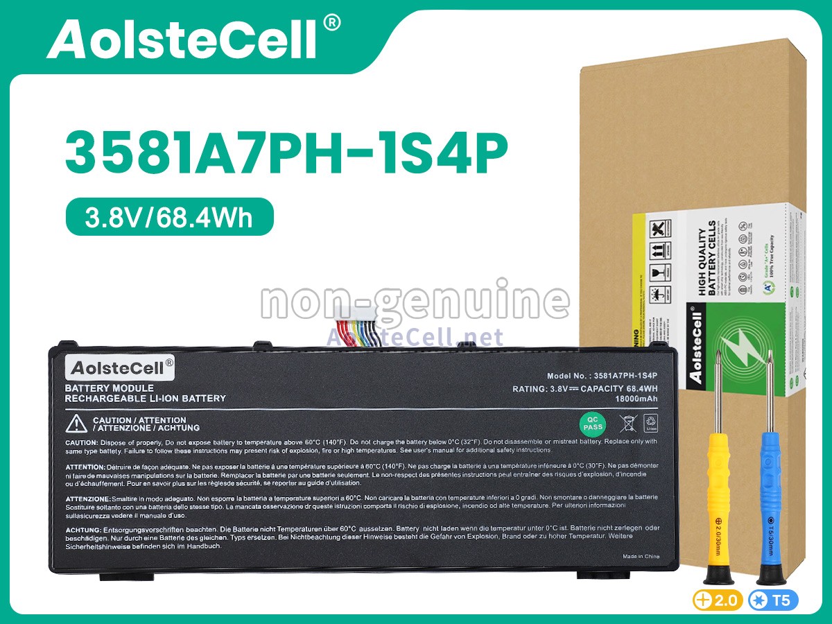Battery for Autel MLP3581107-1S4P