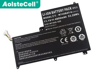 Battery for Clevo W740BAT-6