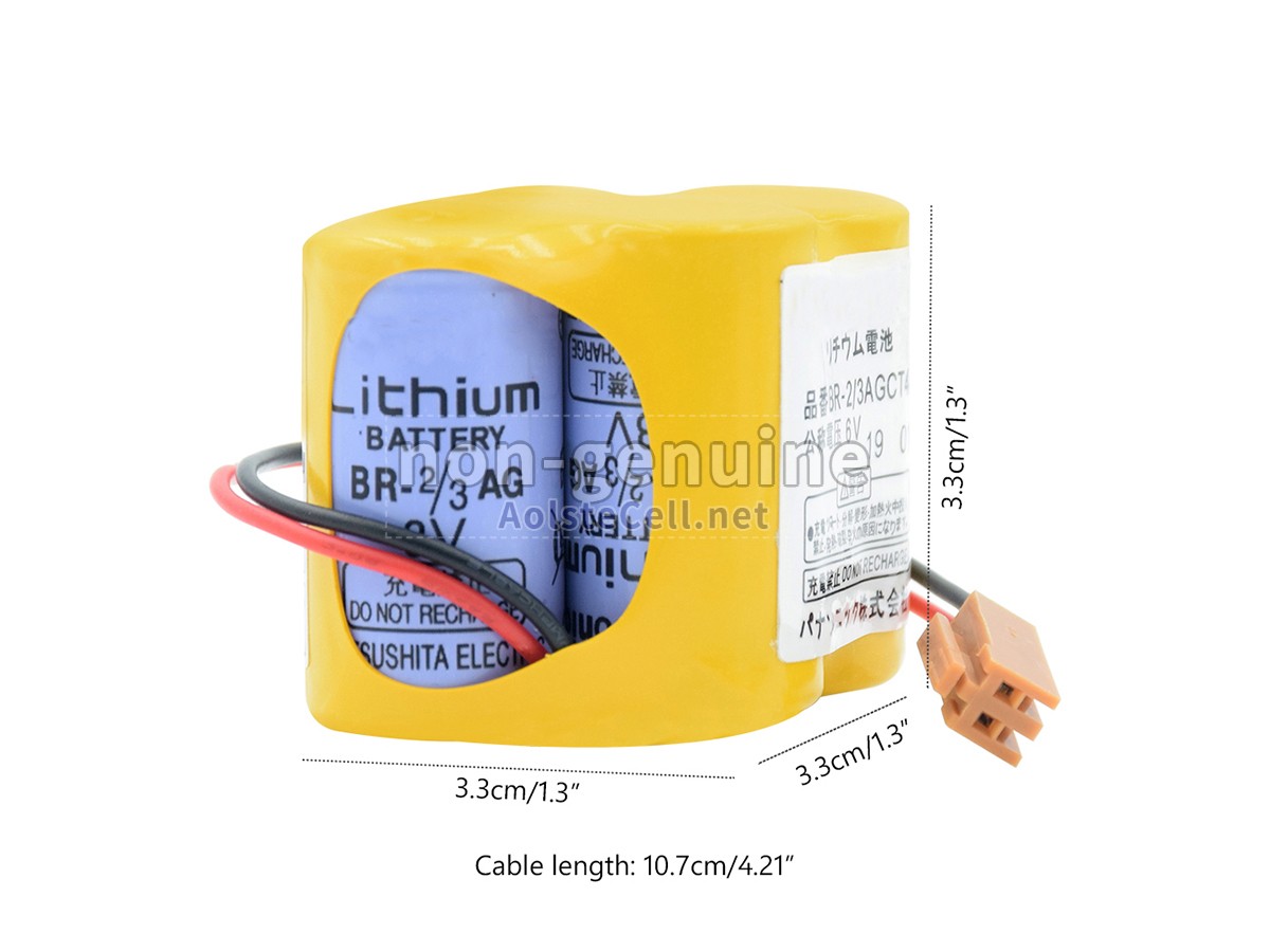 battery replacement Fanuc BR-23AGCT4A
