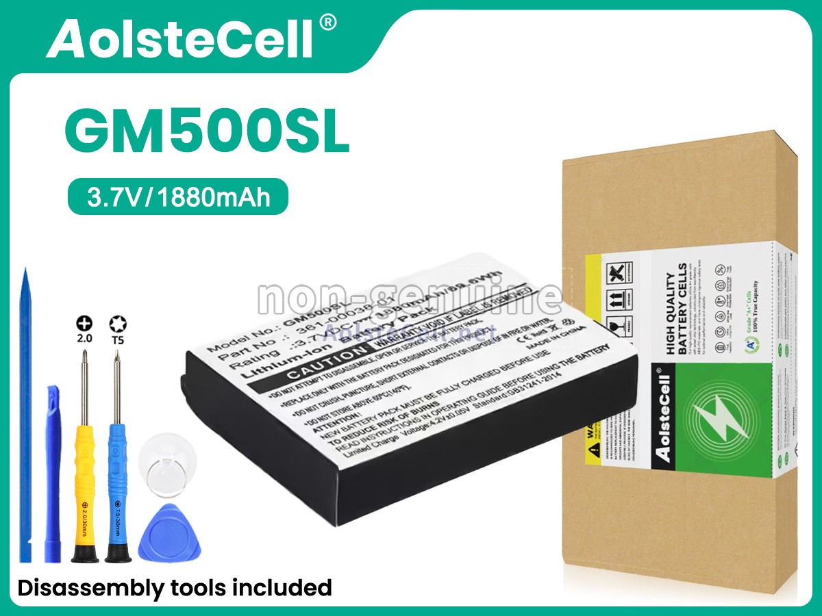 Battery for Garmin Aera 550