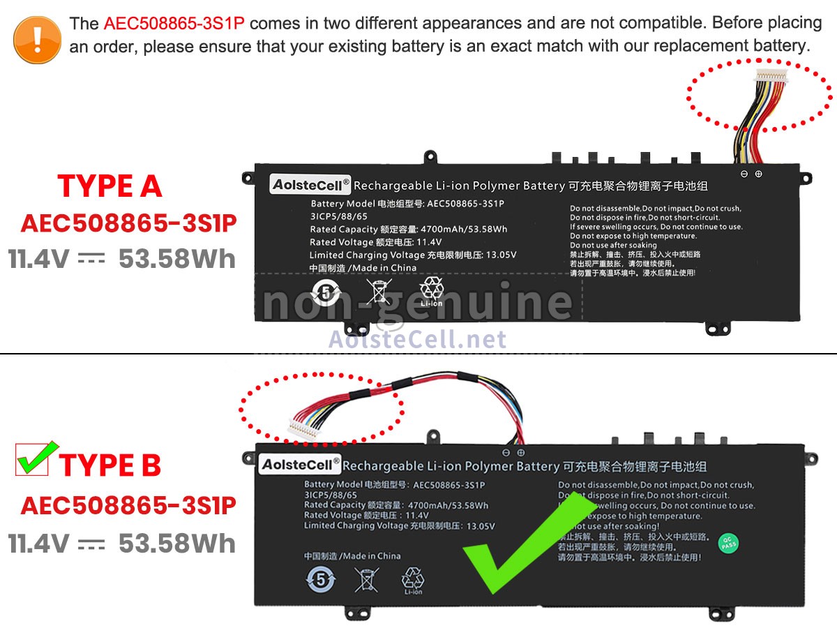 battery replacement Hasee X5-2021S5