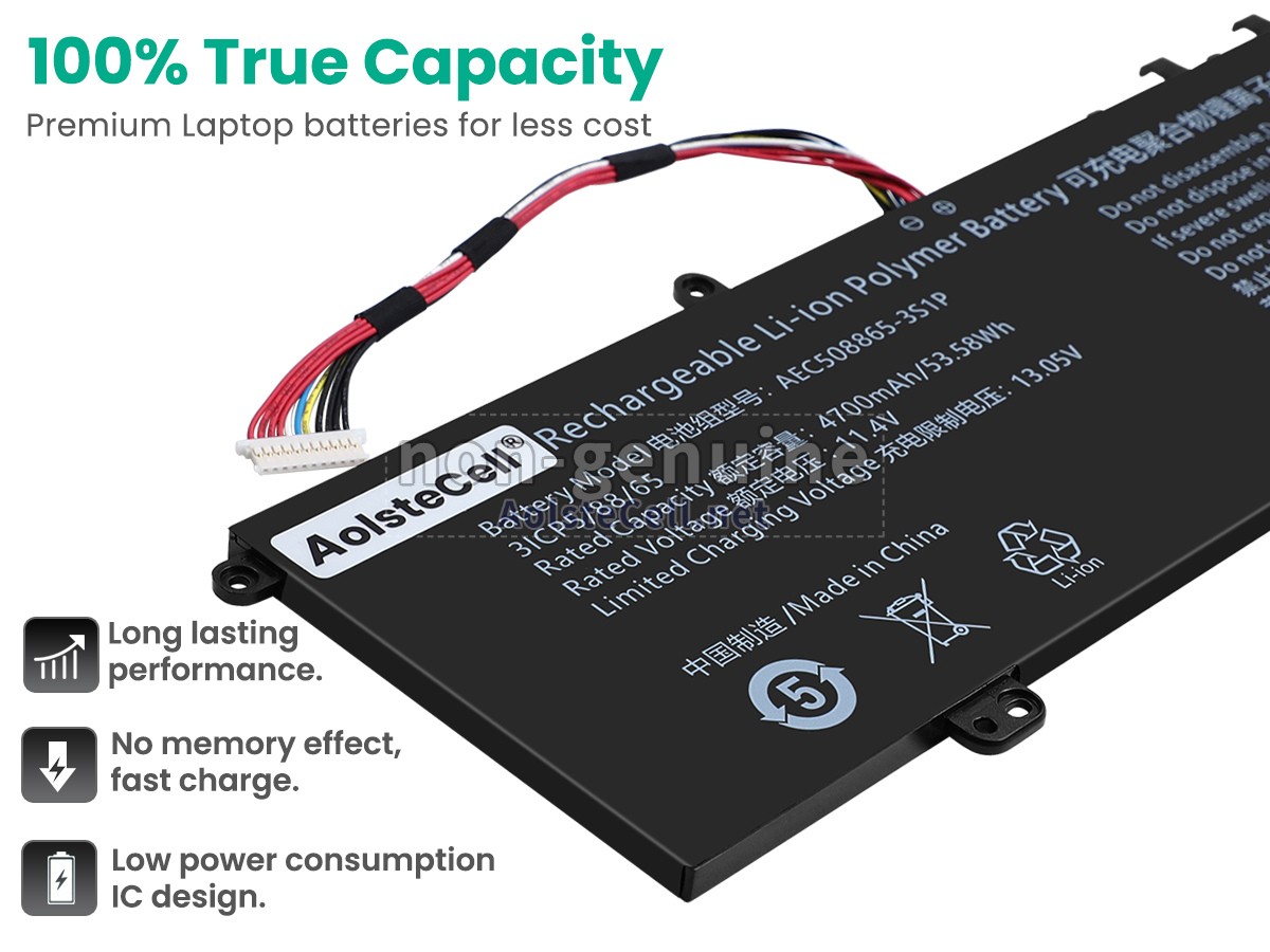 battery replacement Hasee X5-2021S5