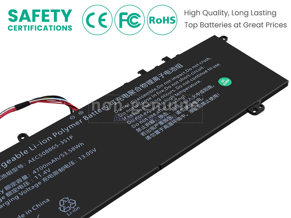 battery replacement Hasee X5-2021S5