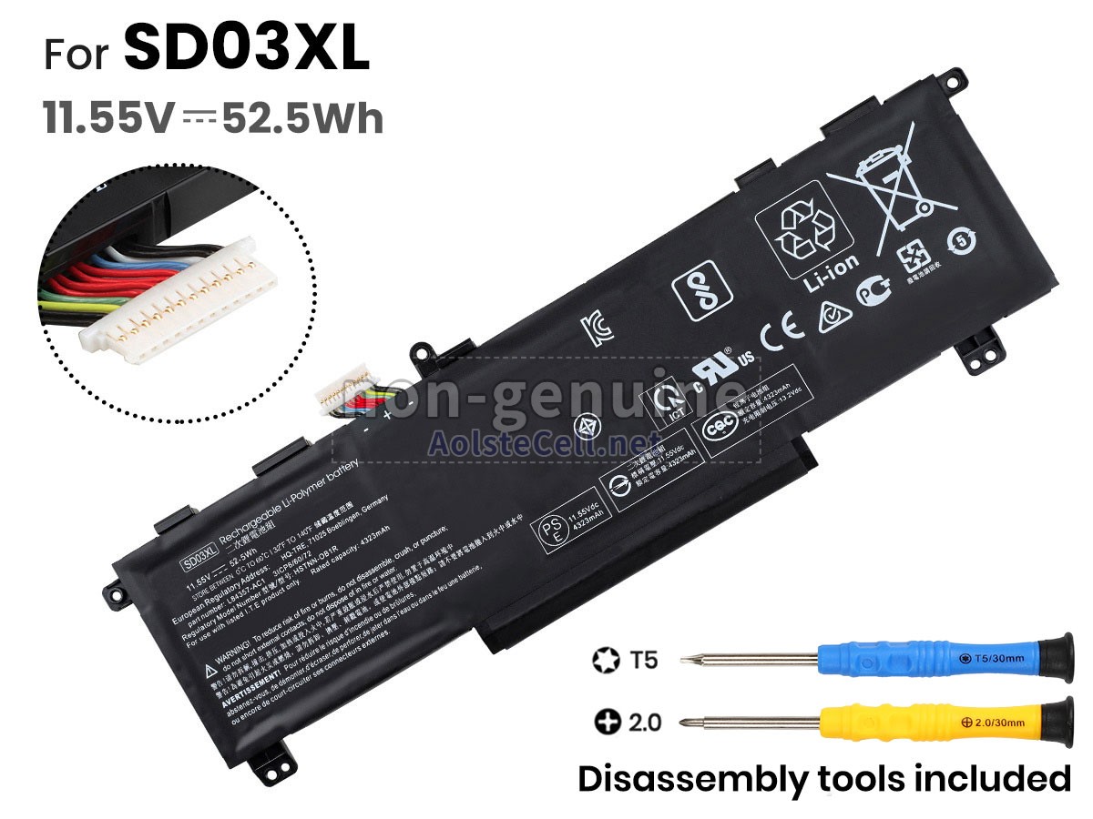 battery replacement HP SD03XL