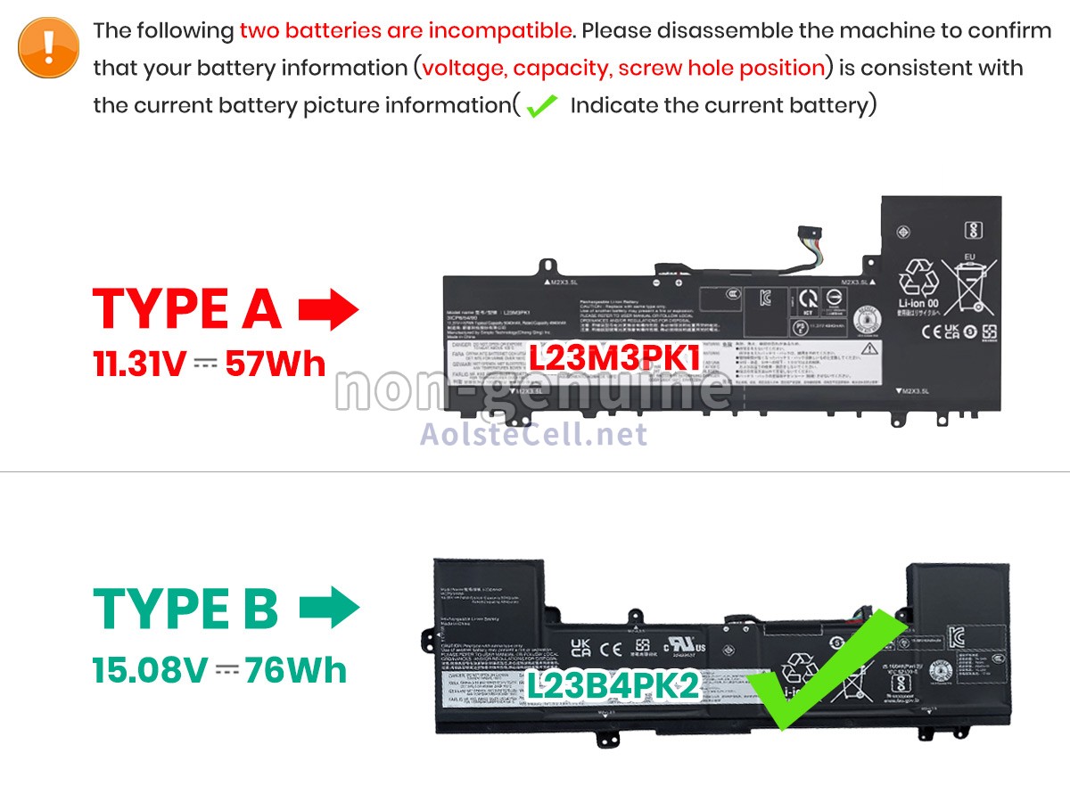 battery replacement Lenovo IdeaPad SLIM 5 15IRH9-83G10010RM