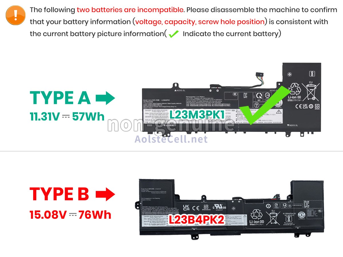 battery replacement Lenovo IdeaPad SLIM 5 15IRH9-83G10010RM