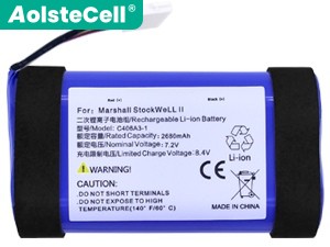 Battery for Marshall stockwell 2 C406A3-1