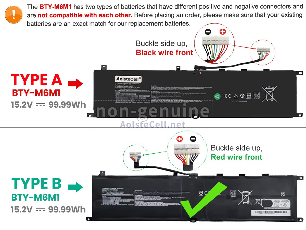 battery replacement MSI STEALTH GS77 12UHS-022UK