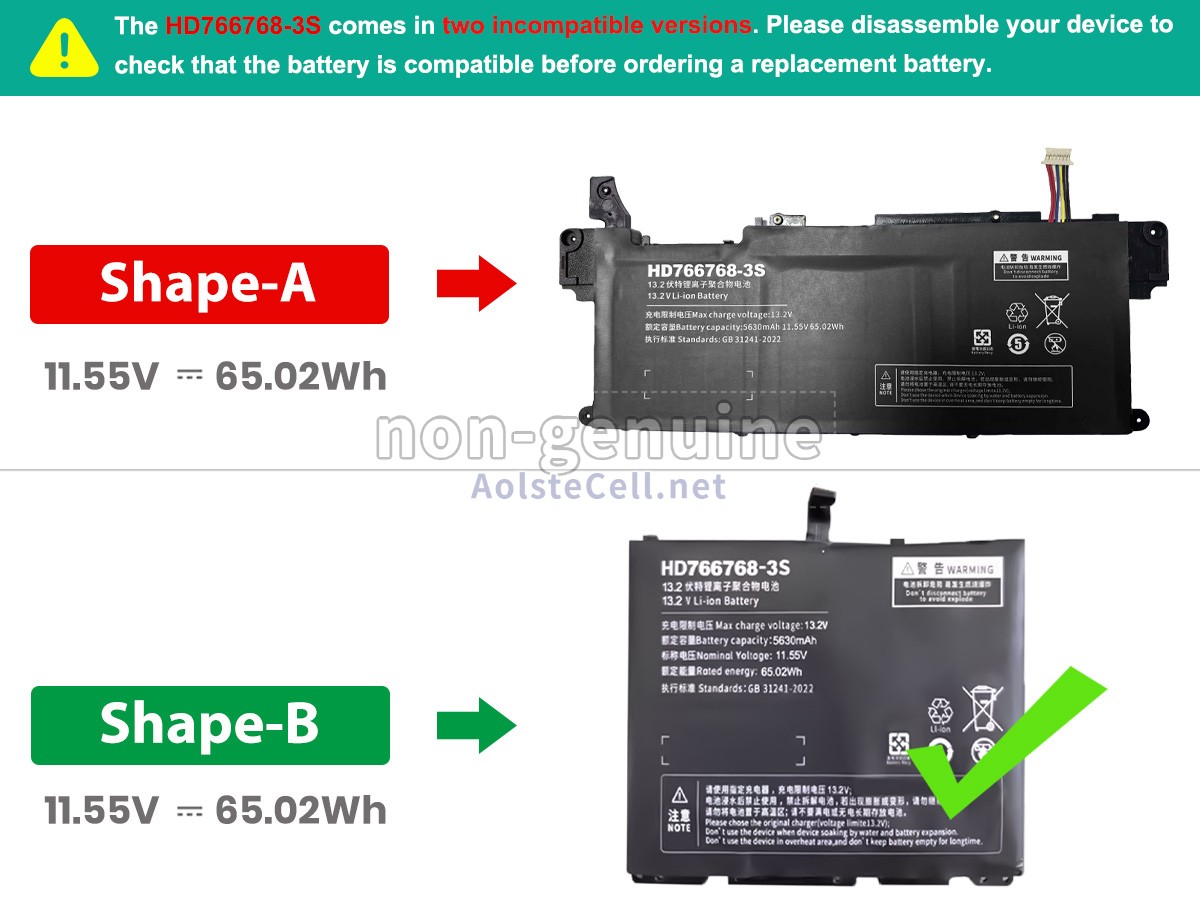 Battery for One Mix OneXplayer X1