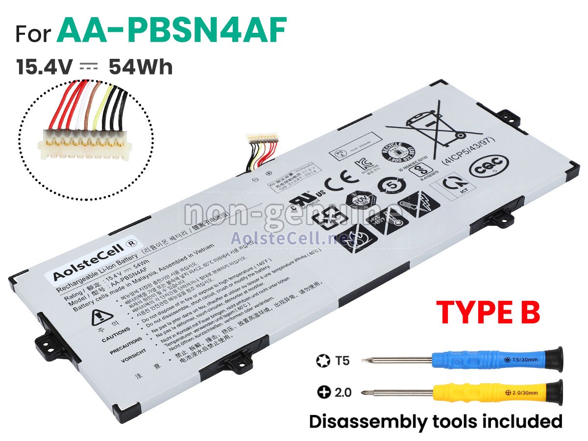 battery replacement Samsung Galaxy Book 15.6 INCH NP750XDA