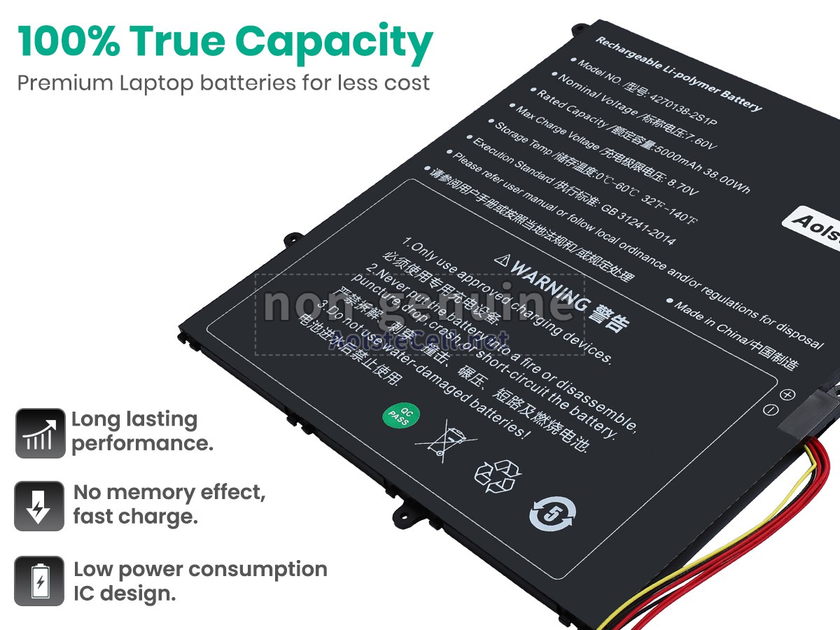 Battery for Sgin 4270138-2S1P