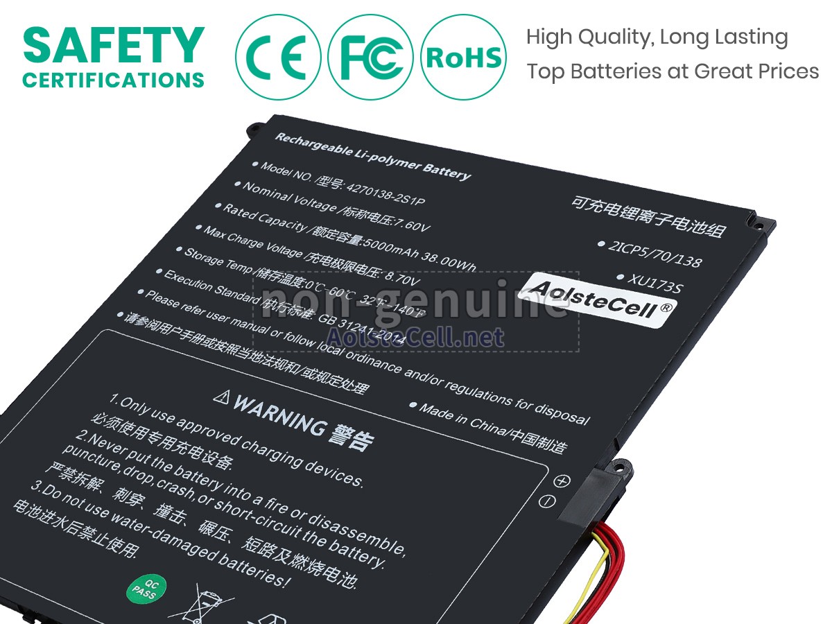 Battery for Sgin 4270138-2S1P