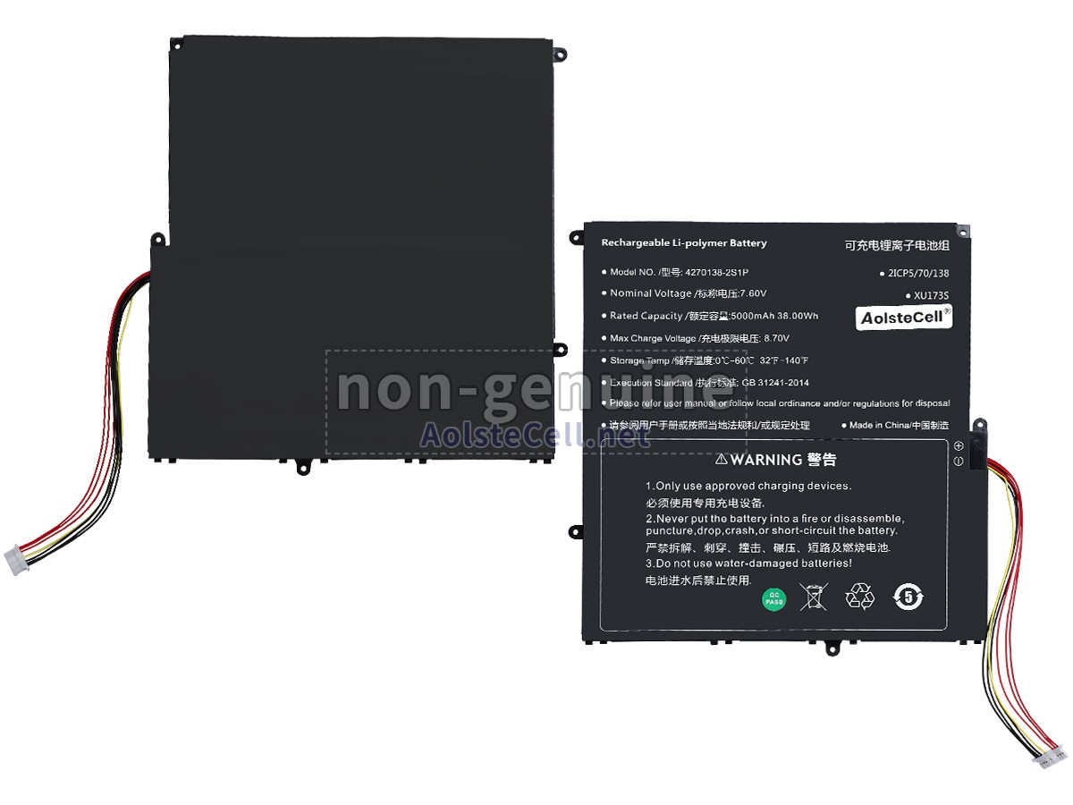 Battery for Sgin 4270138-2S1P