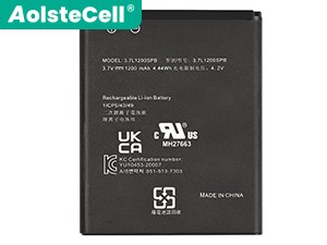 Battery for Texas Instruments 3.7L1200SPB