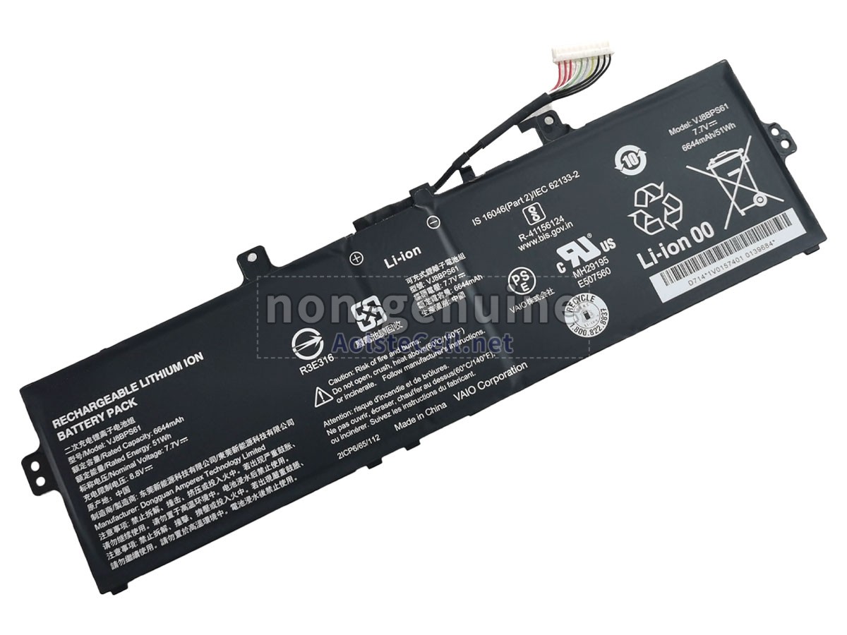 battery replacement VIAO VJF16190311W